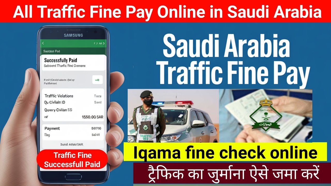 How to Pay Traffic Violation in Saudi Arabia | Traffic Fine Payment Online Saudi Arabia