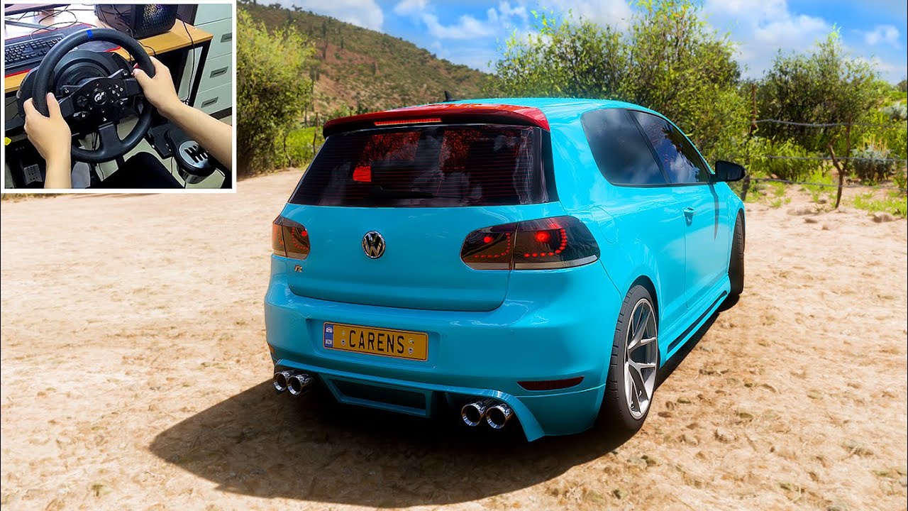 Forza Horizon 5 - Volkswagen Golf 6 R | Steering wheel Gameplay