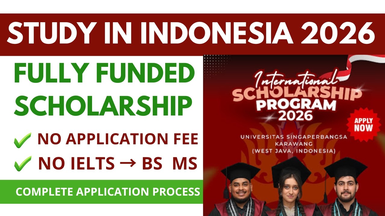 Indonesia Fully Funded Scholarship 2026 | UNSIKA Scholarship No IELTS, No Application Fee | BS & MS