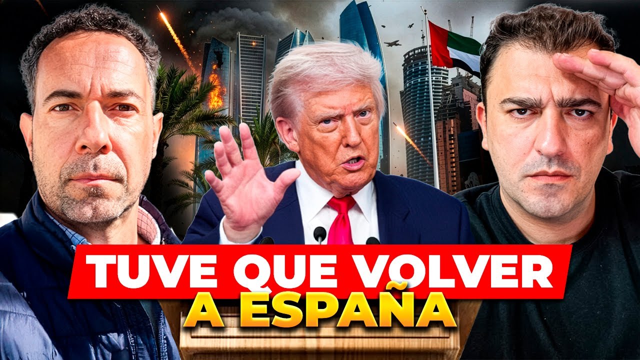 VIVIR en MEDIO del DESASTRE ✈ MISILES sobre mi CABEZA #españa #trump #abudhabi #emigrar #entrevista