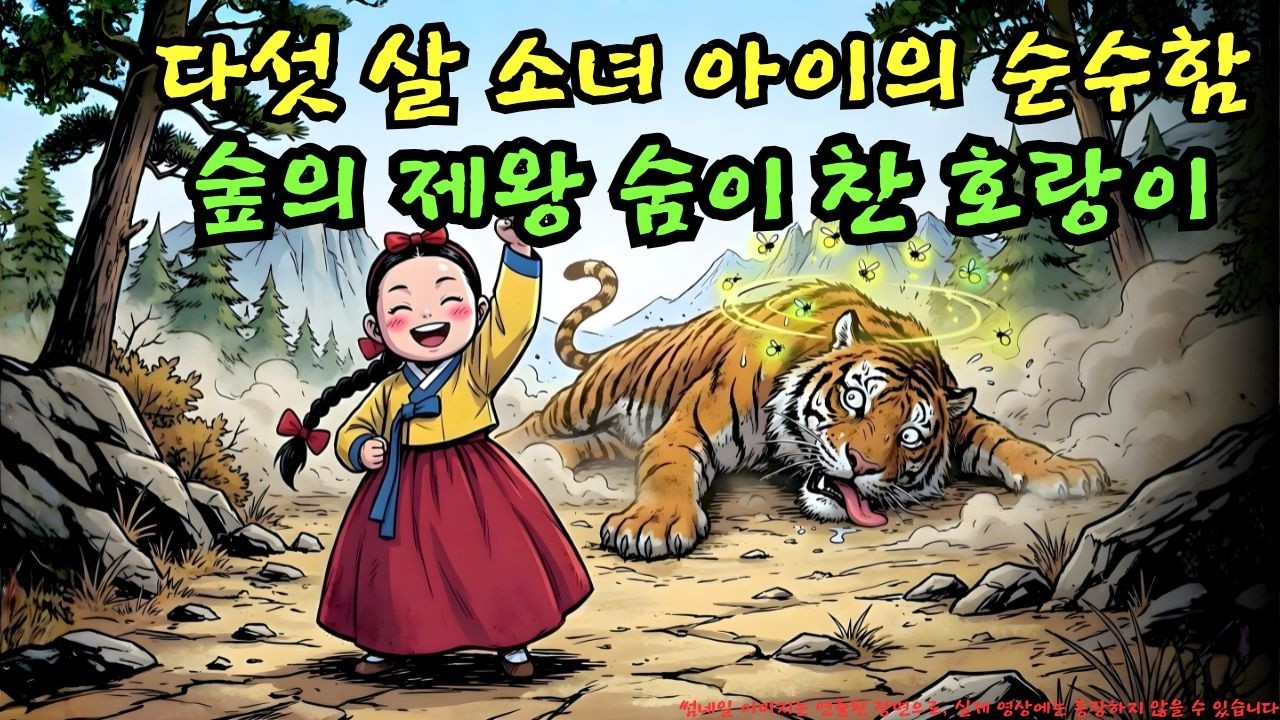 👉 숲의 제왕이 다섯 살 소녀에게 달리기 시합을 강요받고 결국 숨이 차 넘어지다... 이 행동은 과연 위험할까? | 야담 |옛날이야기 |민담 |전설 | 설화
