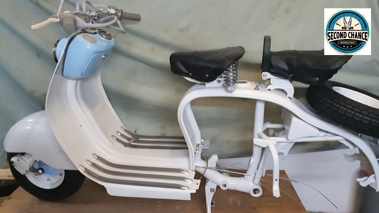 1955 Lambretta 150 ld restoration -assembling -episode#14  #lambretta #motorcycle #restoration