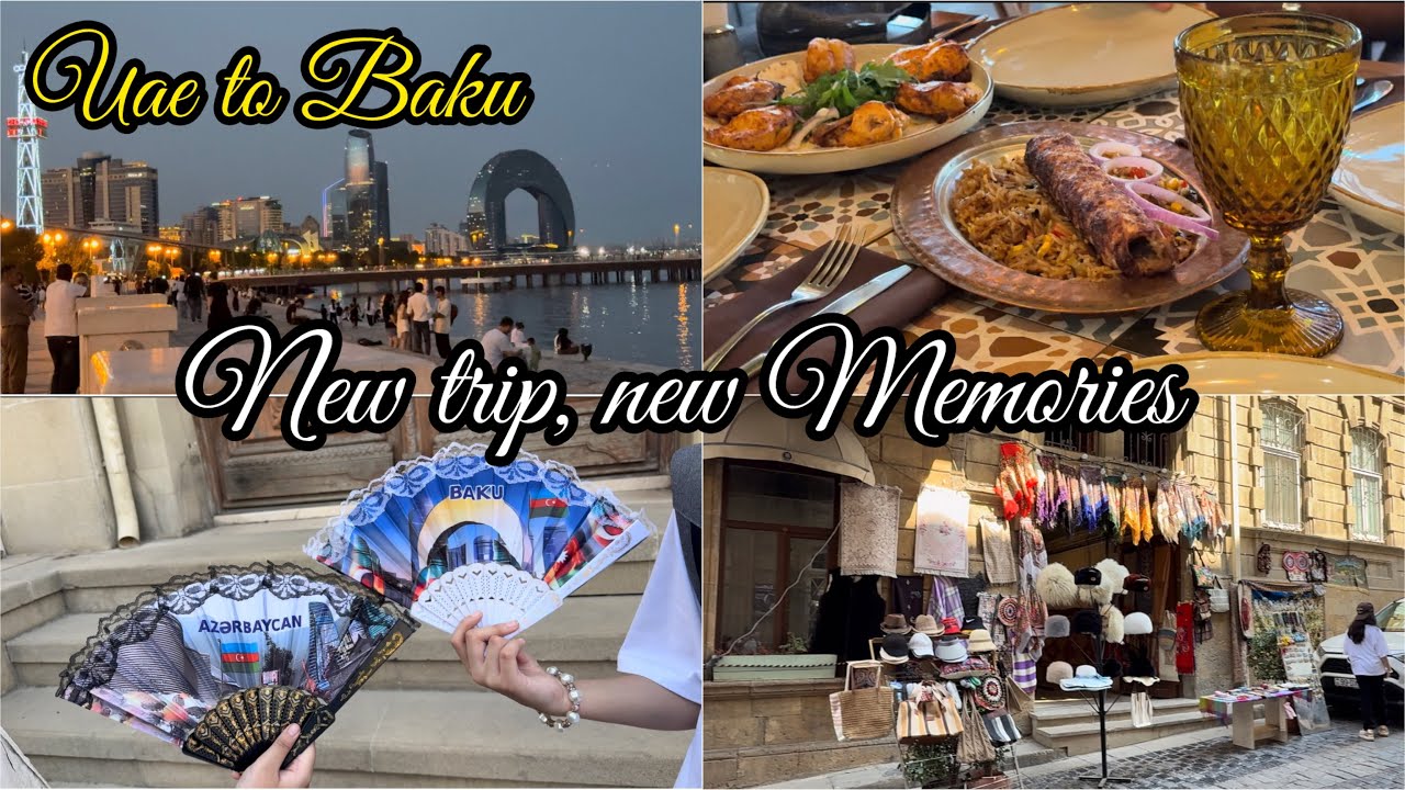 Baku Azerbaijan travel vlog Ep:1  | Abu Dhabi to Baku | simply Aysha