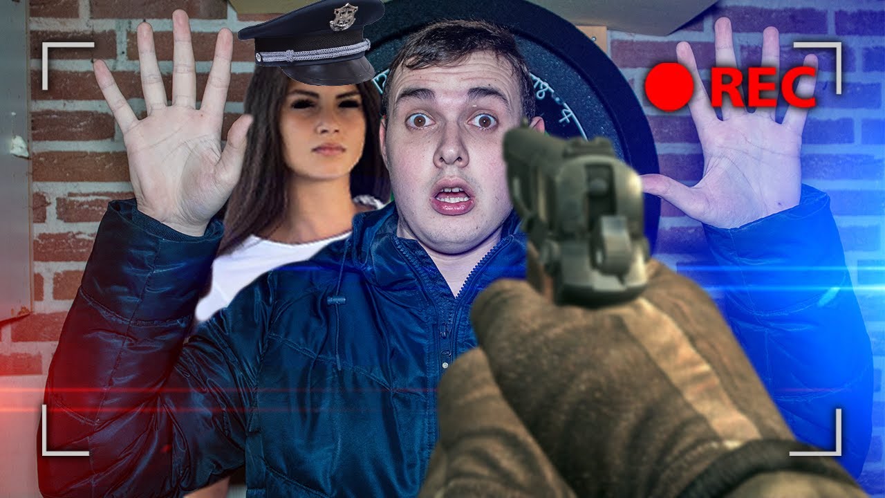 Mijn HUIS Is OMSINGELD Door POLITIE & HORROR CELINE DEPT POLITIE SCHIET OP MIJ! *Is De KOGEL RAAK!?