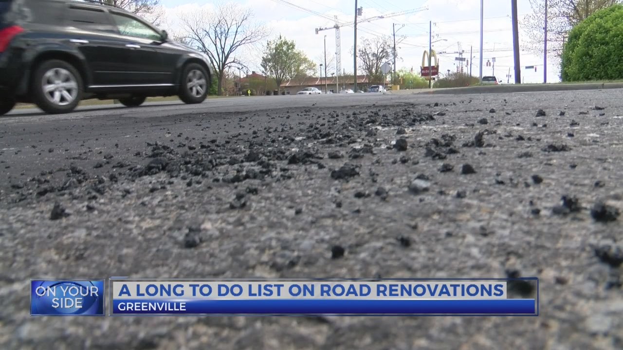 Despite road improvement, potholes remain big problem on Greenville roads