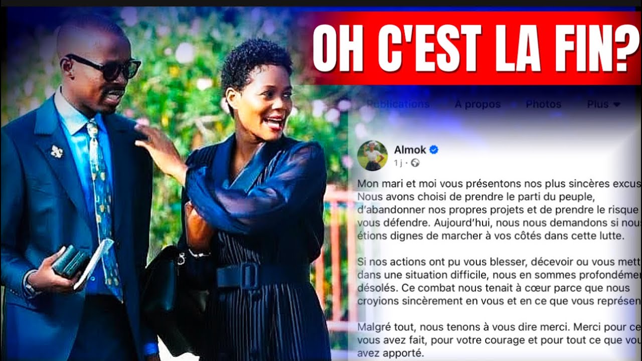 C'EST FINIT: ALMOK ET SON MARI DEMISSIONNE DE LA LUTTE AU PROFIT DU PEUPLE..