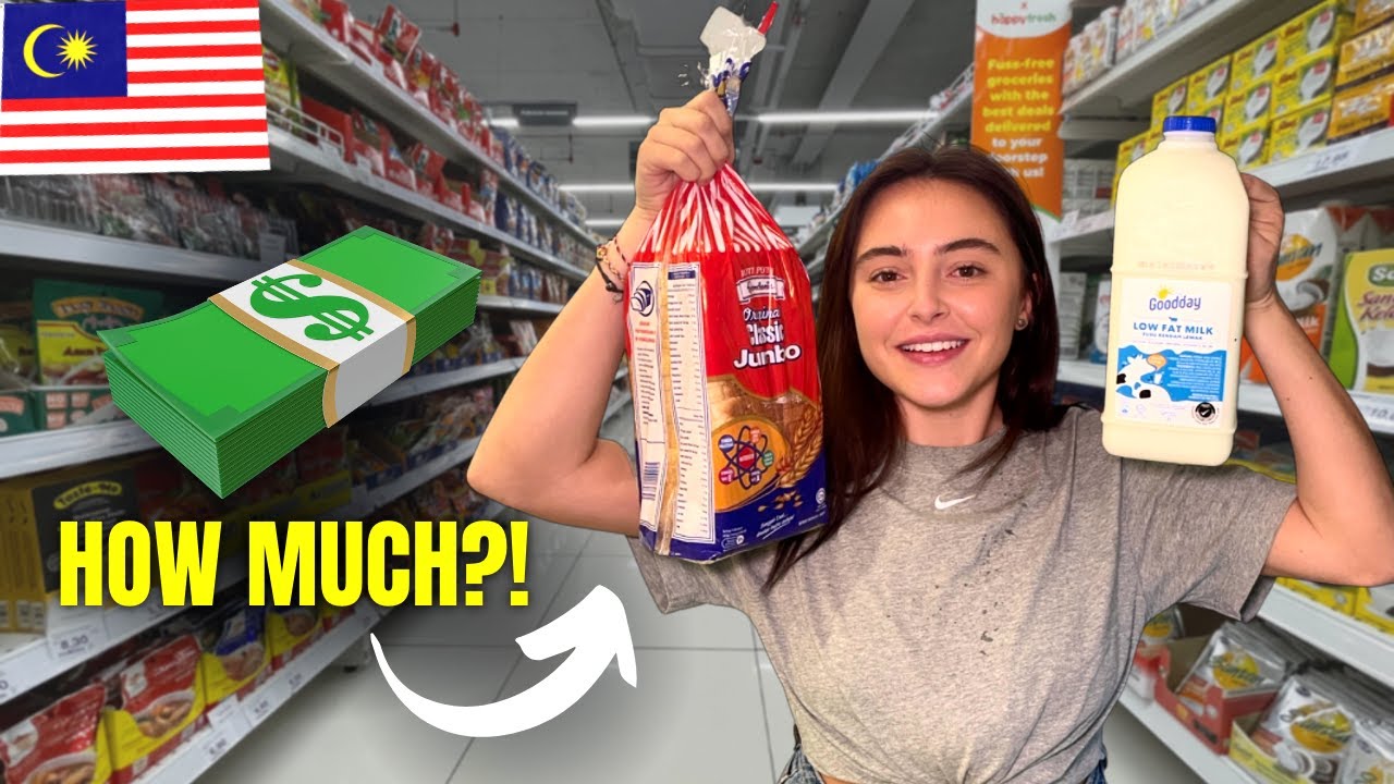 GROCERY SHOPPING IN MALAYSIA 🇲🇾 EXPENSIVE OR CHEAP?!
