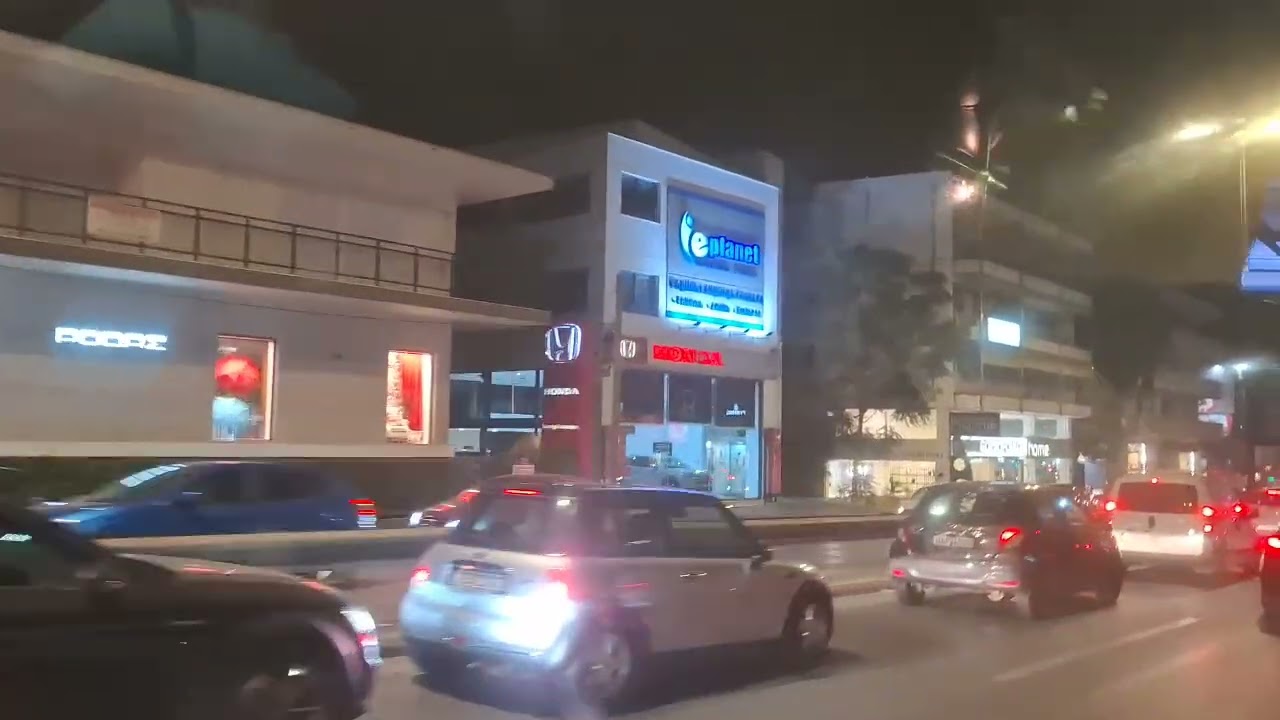 Athens Bus Line A7 From STOYRNARH to OTE