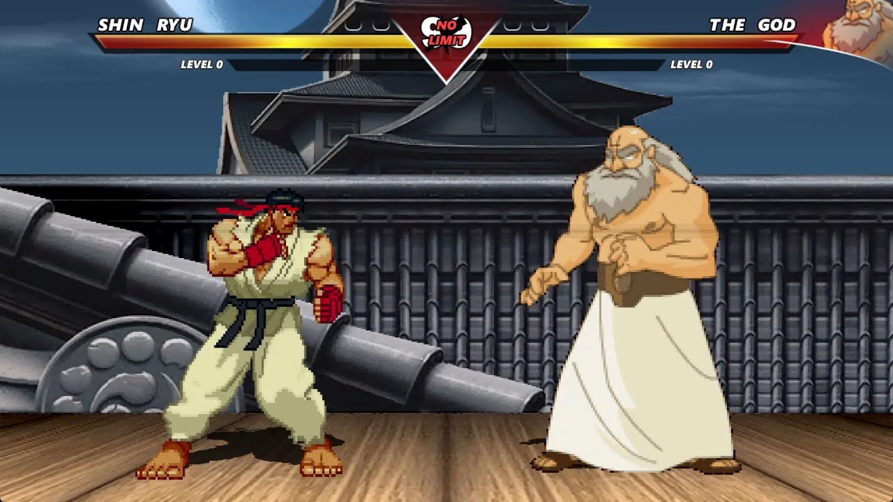 SHIN RYU VvsTHE GOD - The Greatest Fight of All Time !!