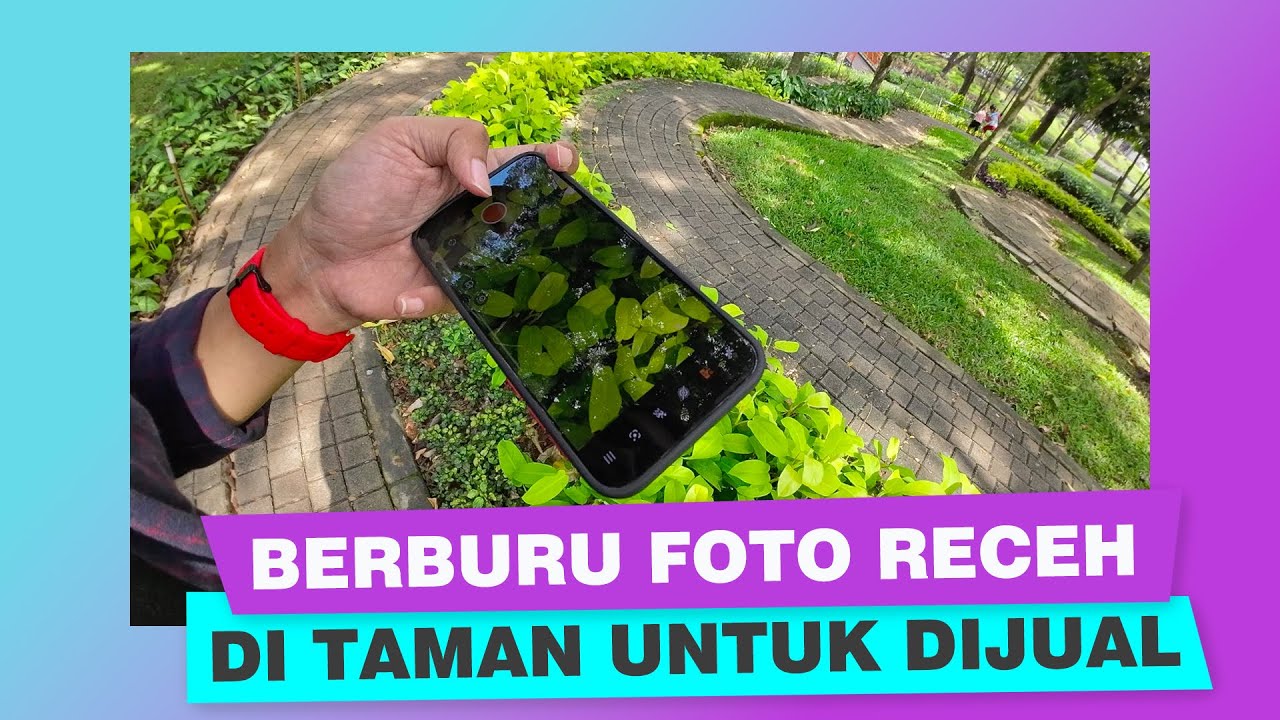 Cara Memotret yang Bagus dengan HP untuk Shutterstock di Taman