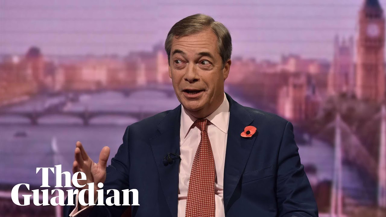 Nigel Farage says he will not stand as an MP in election