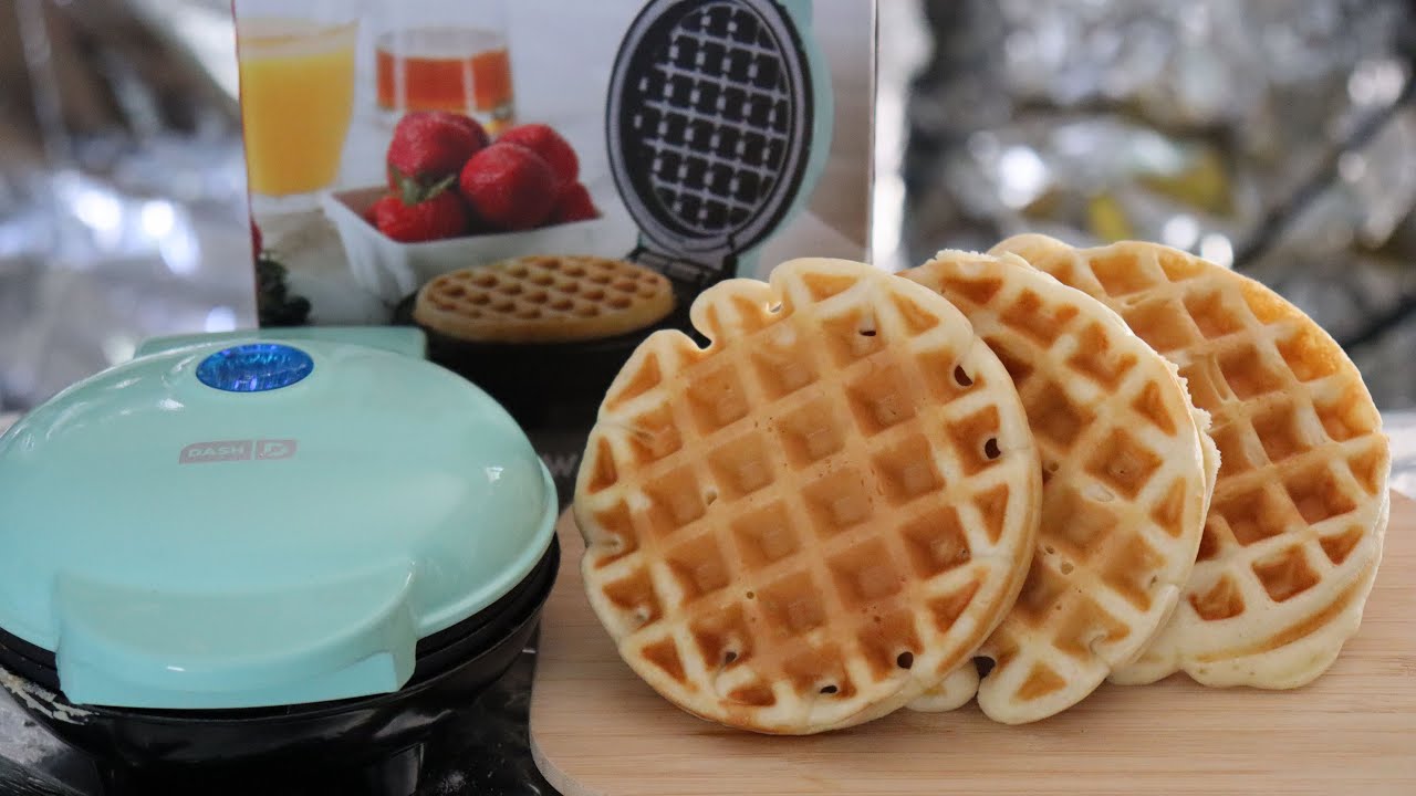 Khuôn Bánh Mini Waffle, Làm Bánh Waffle Chỉ 2 Phút hay còn gọi là Bánh Kẹp kiểu MỸ 🇺🇸