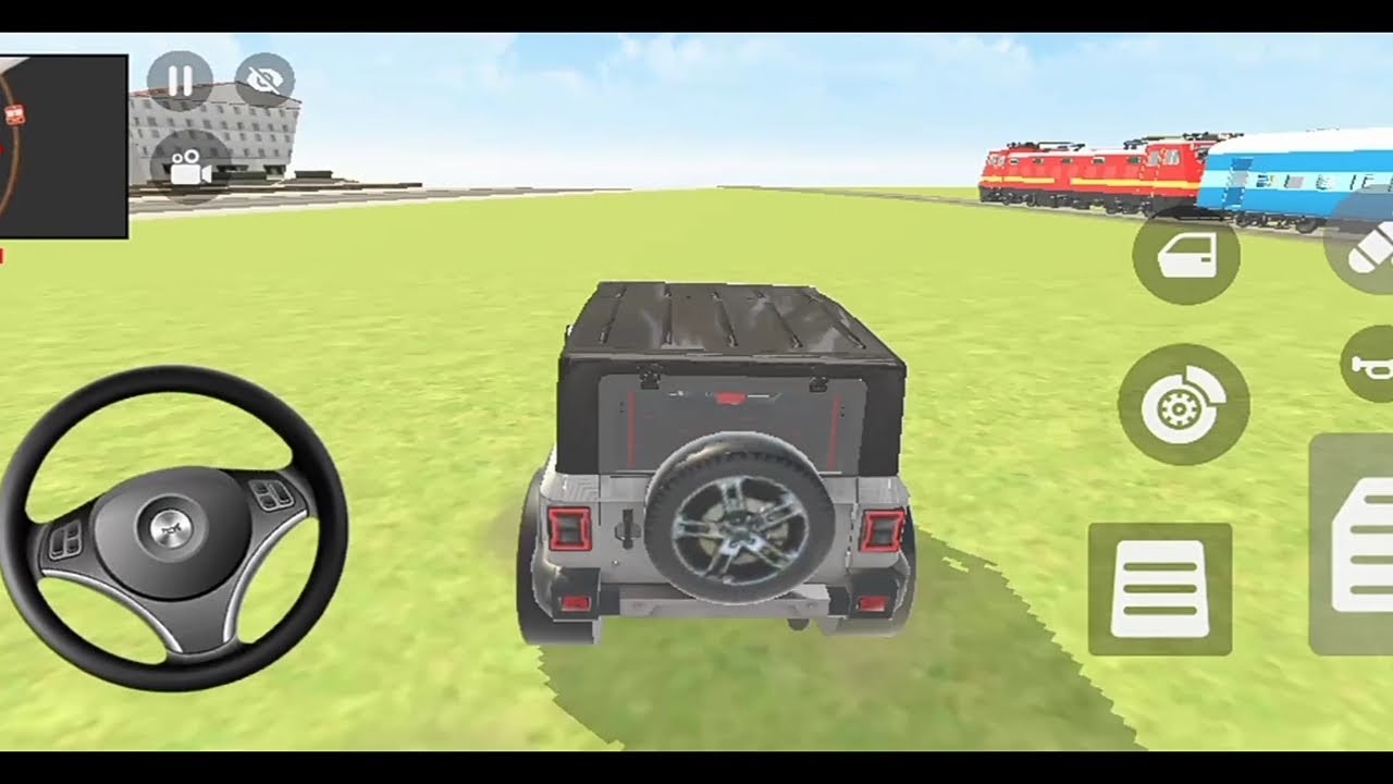 Monster truck 🚒 racing on train 🚂😯 who is win MONSTER VS 🚆 TRAIN 