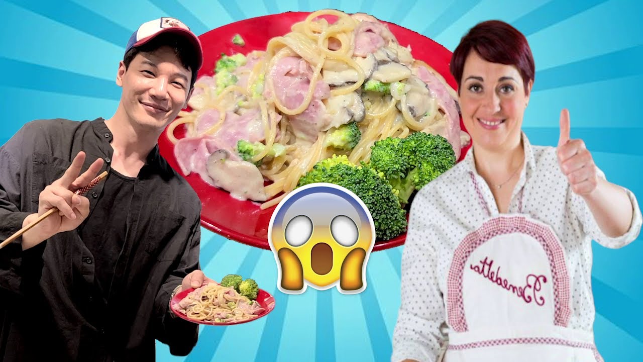 COREANI cucinano ITALIANO per la PRIMA VOLTA ! 😂| La Carbonara secondo i Coreani