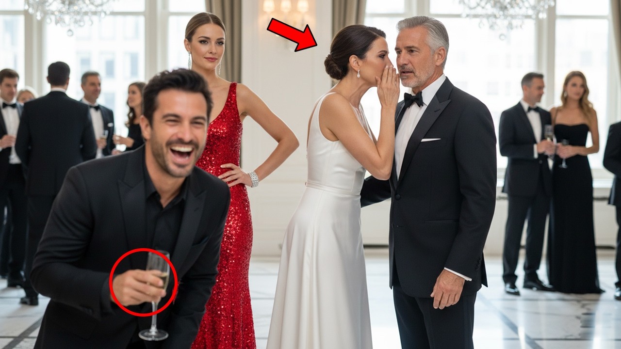 He Laughed at His Wife at the Gala—But One Whisper to the CEO Wiped the Smirks Off