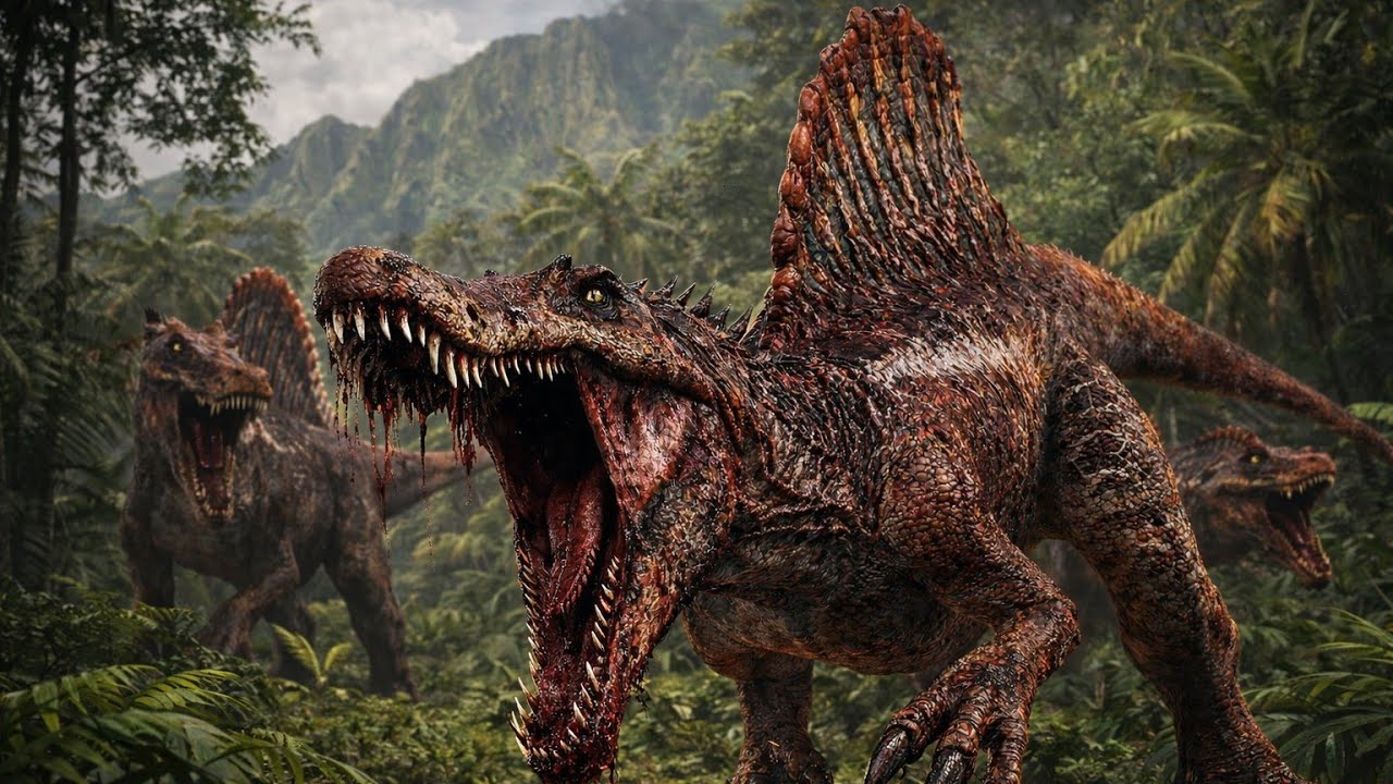 ⚡ “Dangerous Dino Attack – Jungle Ka Sabse Khatarnak Shikari!”2️⃣ Title:🔥 “Ultimate Dinosaur 