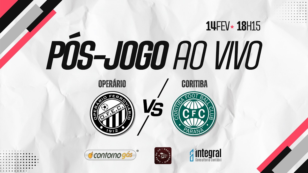PÓS-JOGO AO VIVO: Repercussão e DEBATE após OPERÁRIO x Coritiba | Semifinal | Paranaense