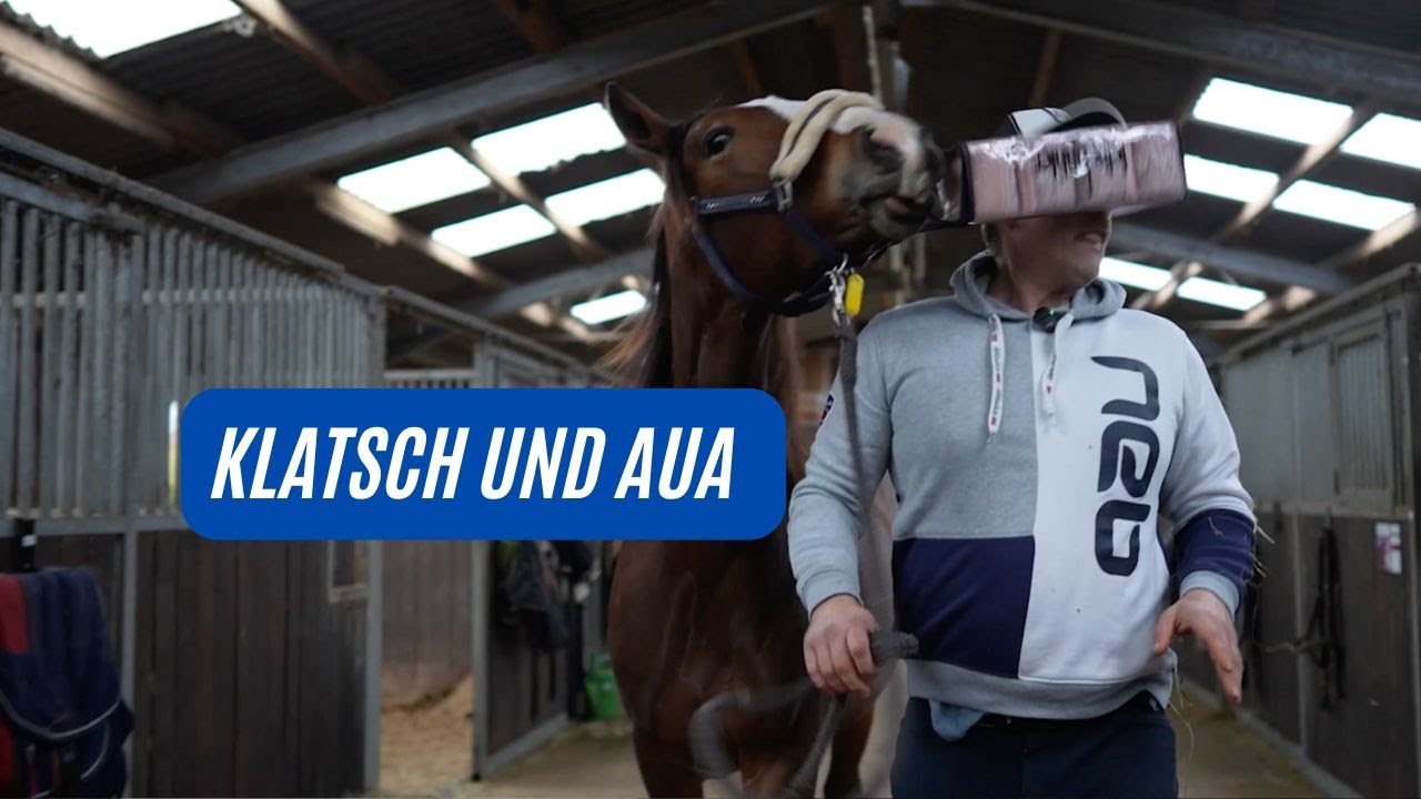 Klatsch AUA - da haut er mir die Bandagen vor den Kopf