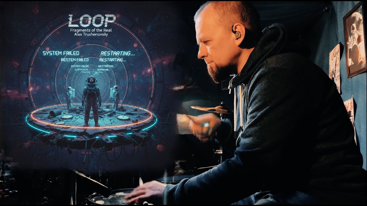 Loop — AI-Generated Song | Live Drum Performance by Alex Trushenovskiy