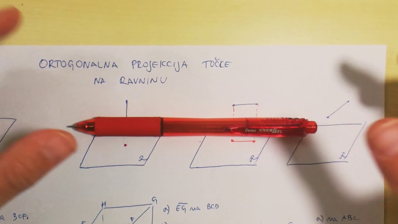 Matematika 8. Razred - Ortogonalna projekcija