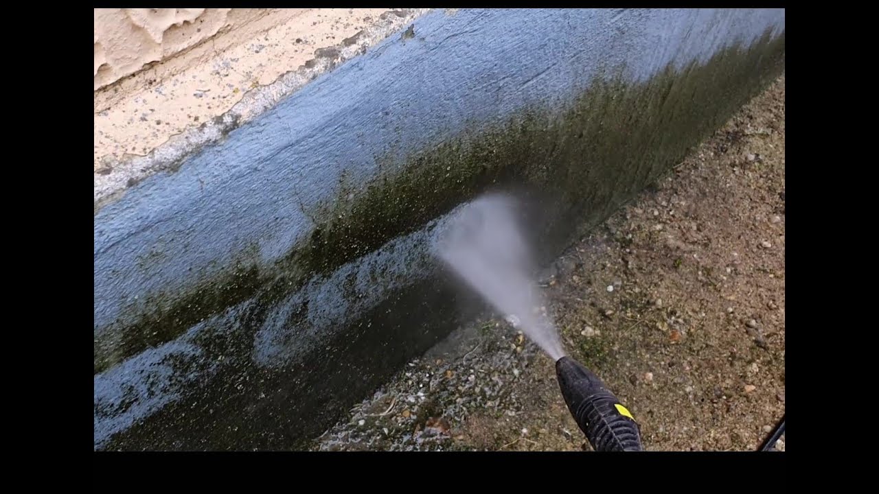 HEAVY DUTY TEST-EXTREME MUD FROM FLOODS CLEANING with Parkside phd 135 c2 turbojet pressure nozzle