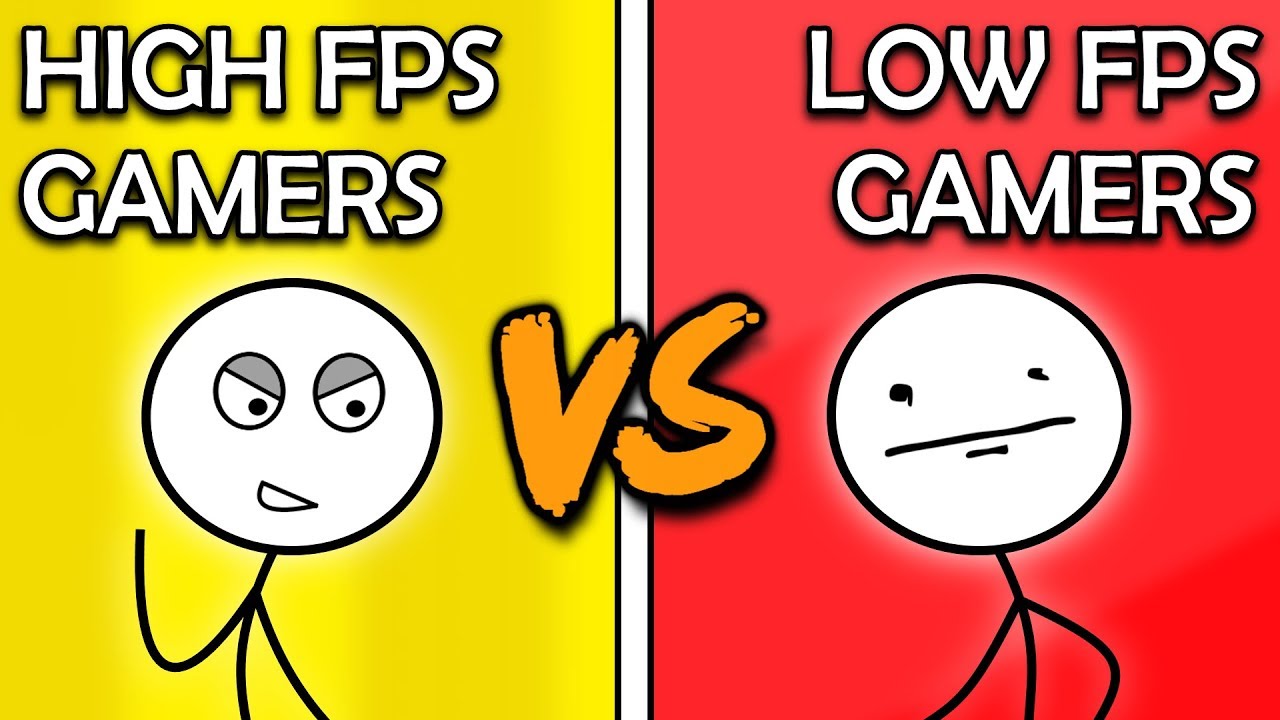 High FPS Gamers VS Low FPS Gamers