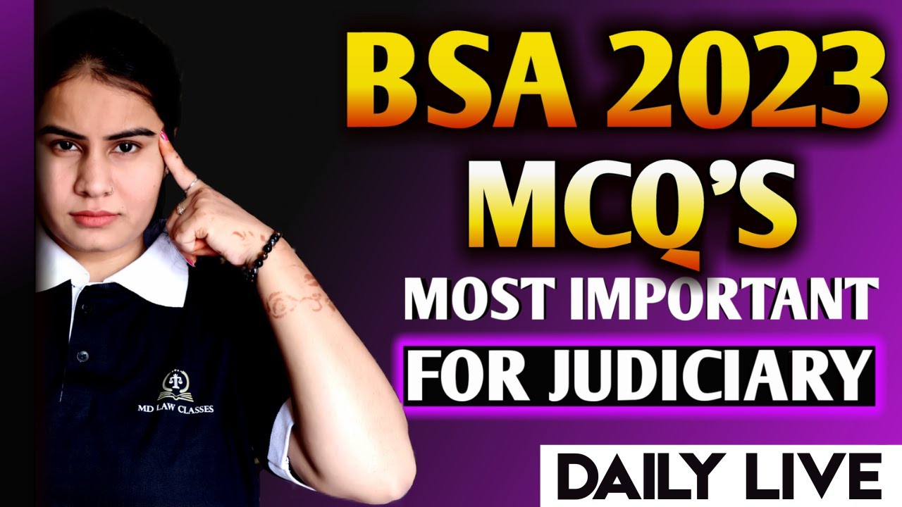 BSA 2023 MOST IMPORTANT MCQ'S IN HINDI Class 4TH