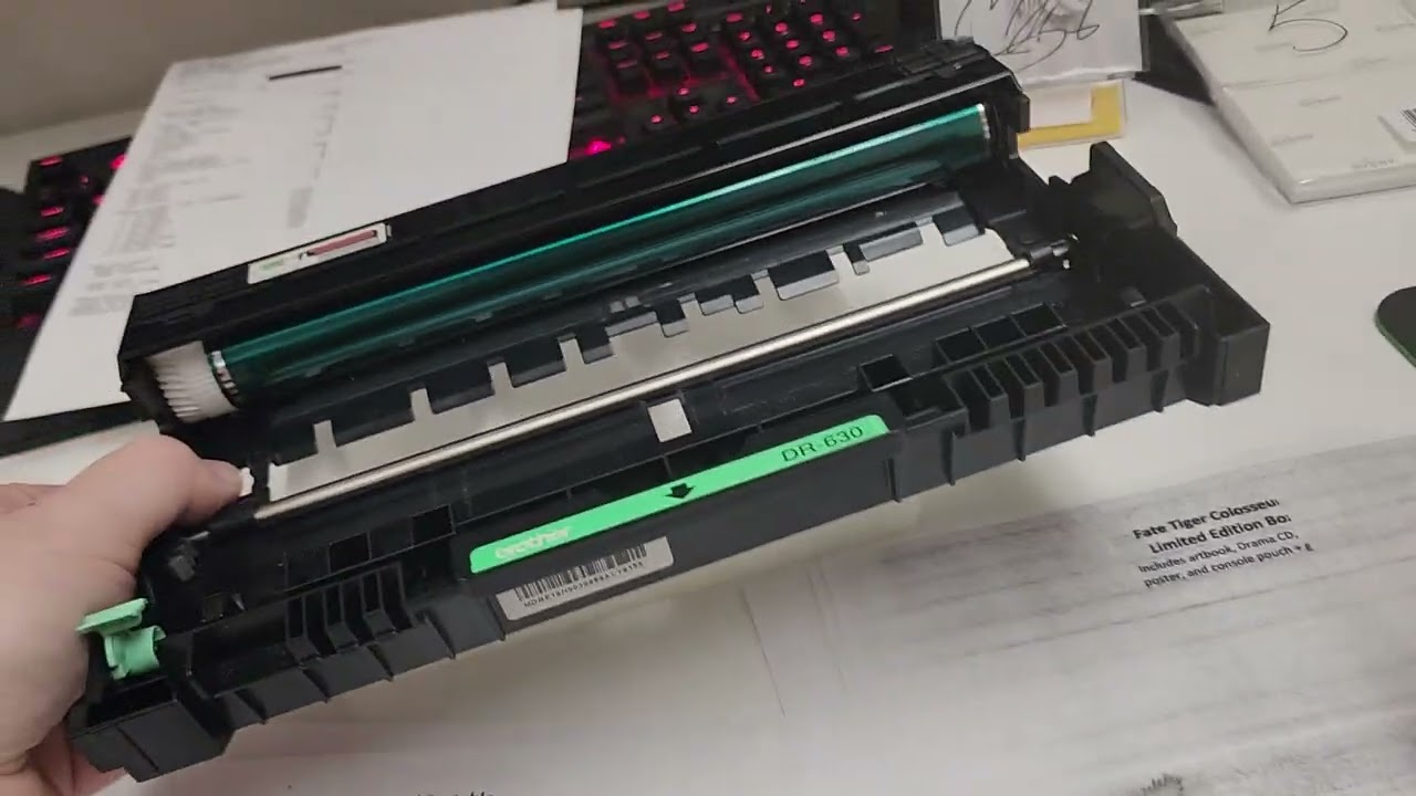 Fix: Brother laser printer leaving toner streaks, marks on Avery / Label / Envelope size prints