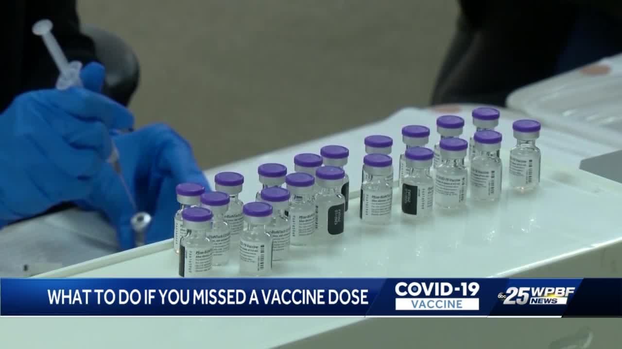 What happens if you miss a vaccine dose?