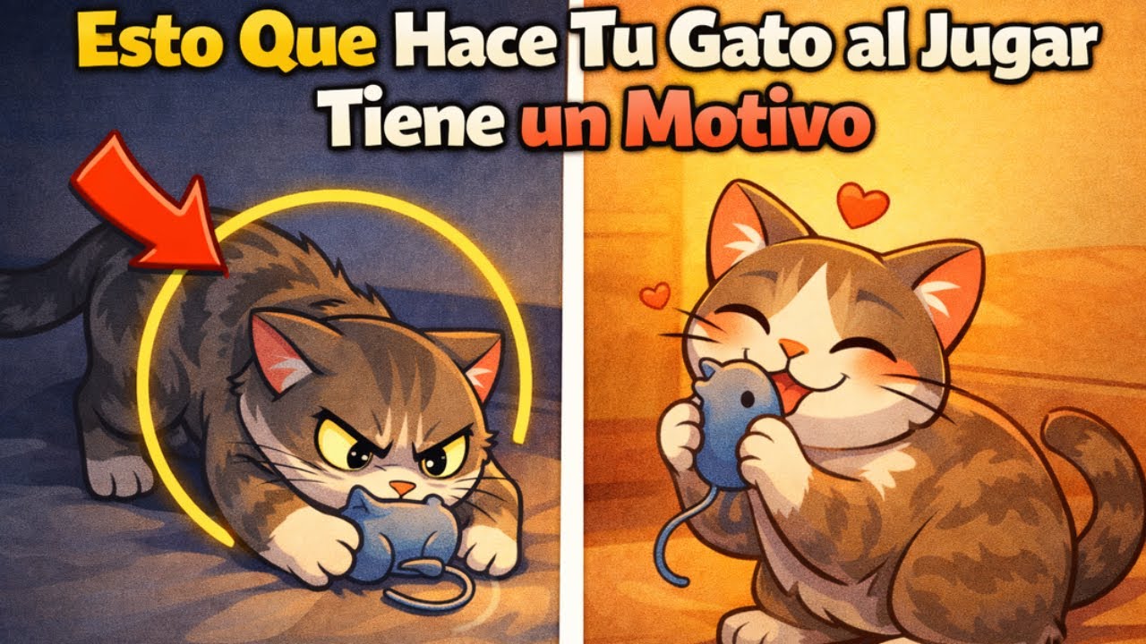 Esto Que Hace Tu Gato al Jugar Tiene un Motivo