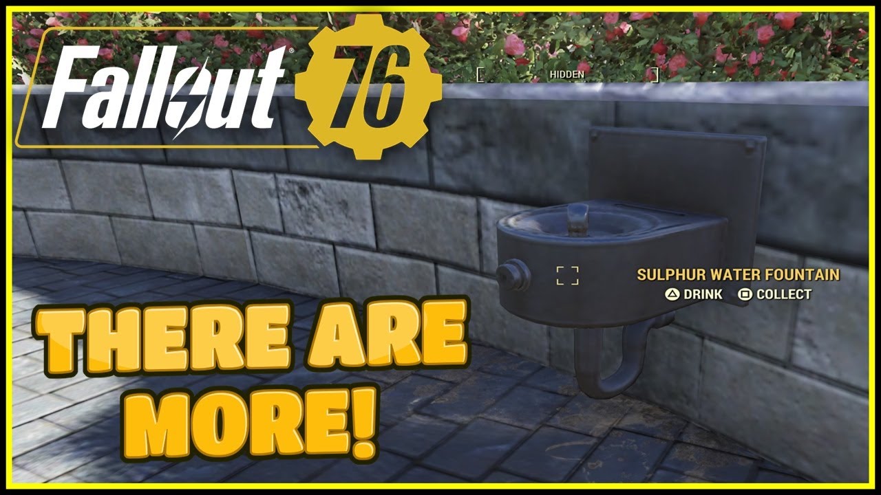 Вы знали об этих особенных фонтанах? - Fallout 76