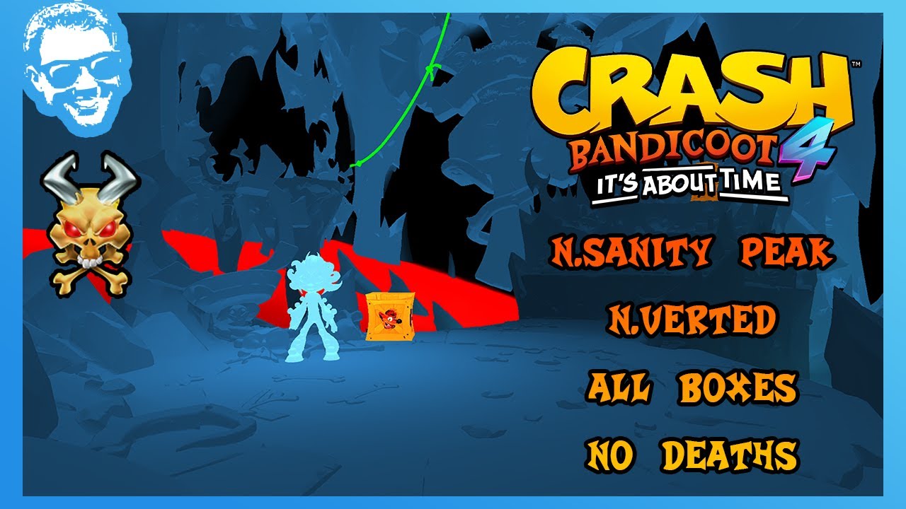 N.Sanity Peak (N.Verted) — Полное прохождение — Без смертей — Все драгоценные камни — Crash Bandi...