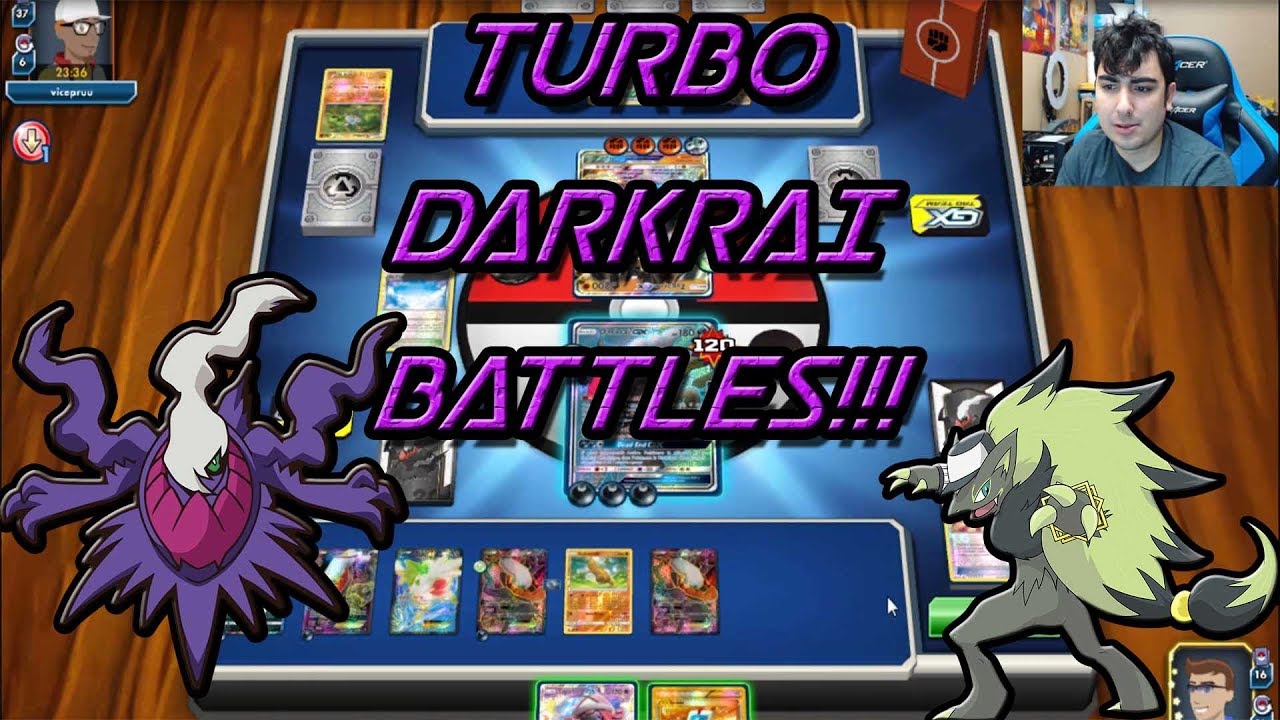 EXPANDED Turbo Darkrai Deck Profile & Battles!!! PTCGO!