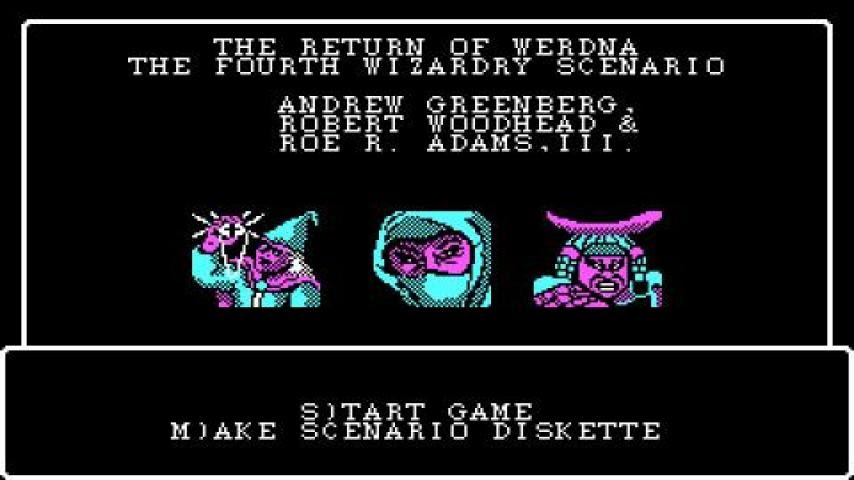 Wizardry IV gameplay (PC Game, 1987)
