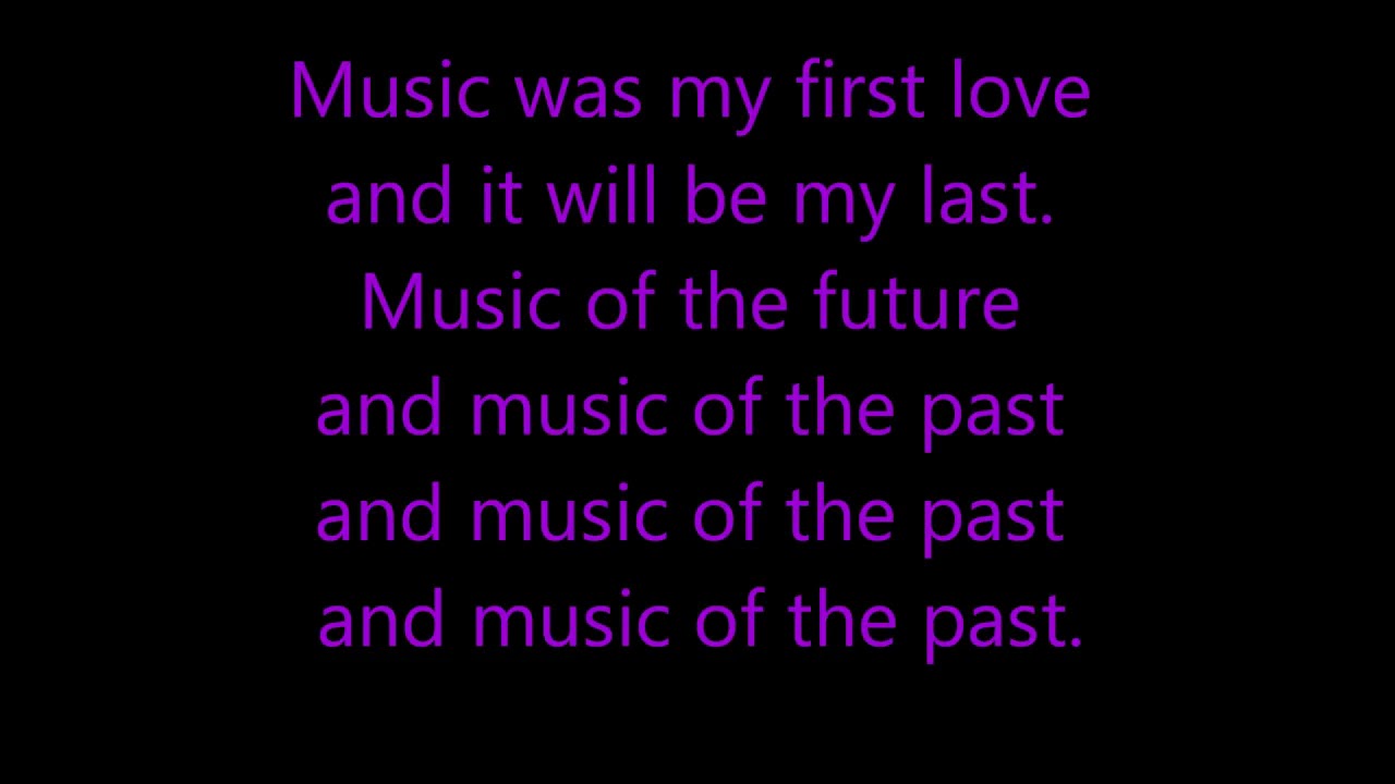 Music was my first Love - John Miles  with lyrics