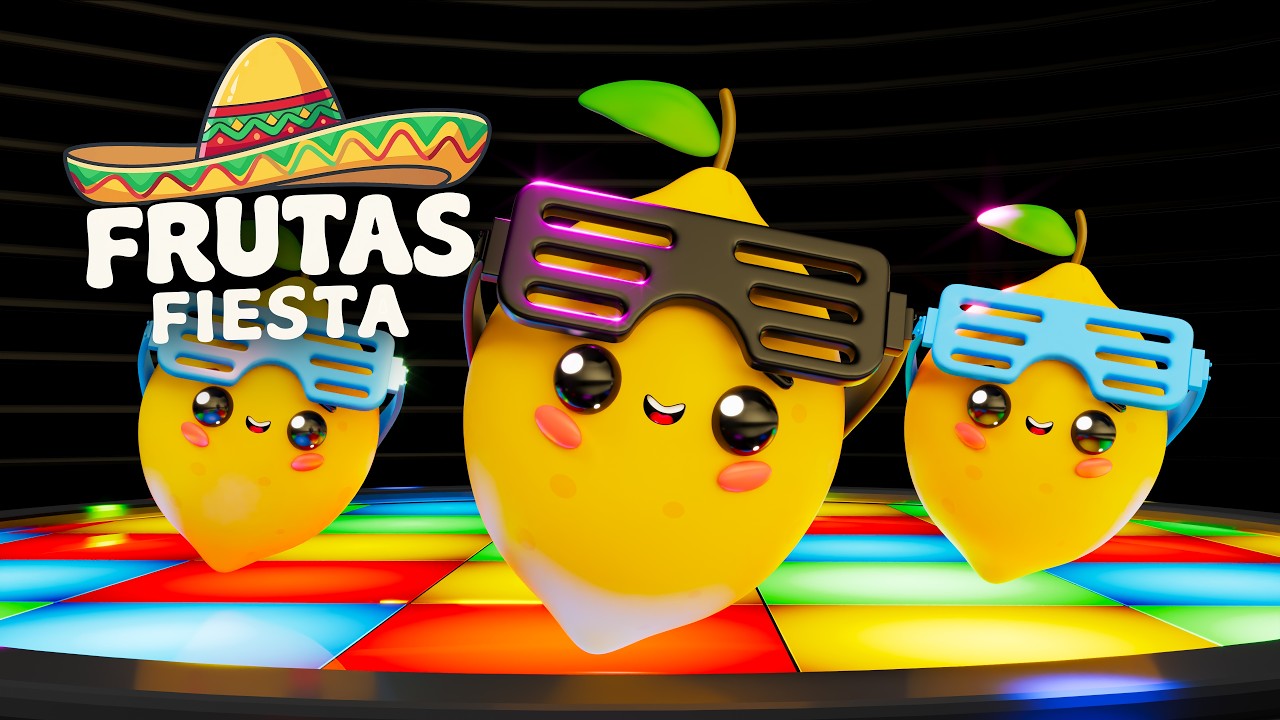 &iexcl;Pico-Pico, U&iacute;-U&iacute;! 🤖✨ - Frutas Bailarinas Disco Party | Canciones Infantiles | Frutas Fiesta