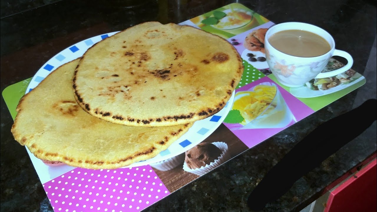 Pan árabe en sartén  , con sémola de trigo