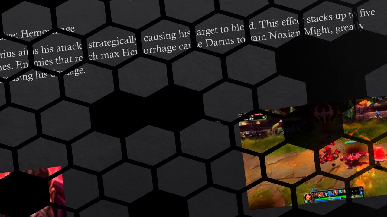 League of legends Darius story and abilities
