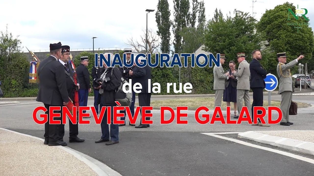 NOISY-LE-ROI -- Inauguration rue GENEVIÈVE DE GALARD - 7 mai 2022 - 4K