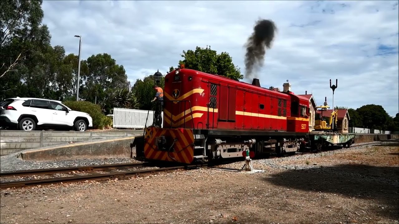 SteamRanger Heriatge Railway Sleeper Drop Train English Electric 507 21/02/2026