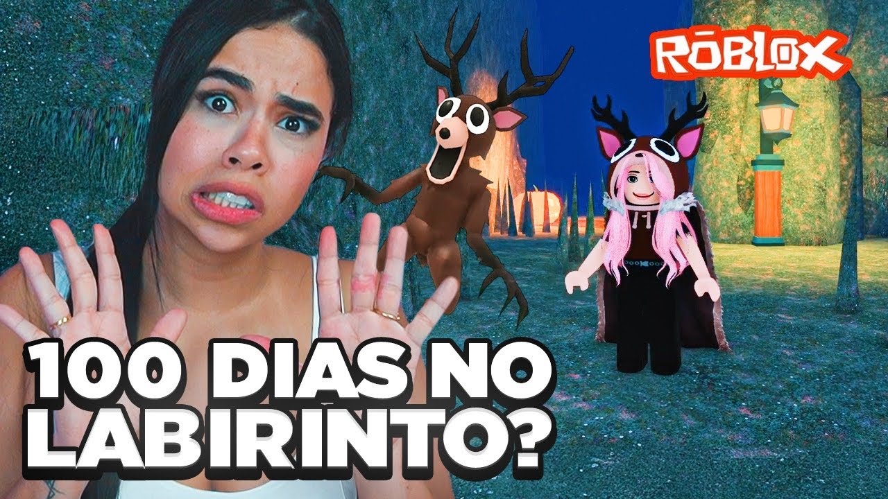 SOBREVIVENDO 100 DIAS NO LABIRINTO EM 99 NOITES NA FLORESTA