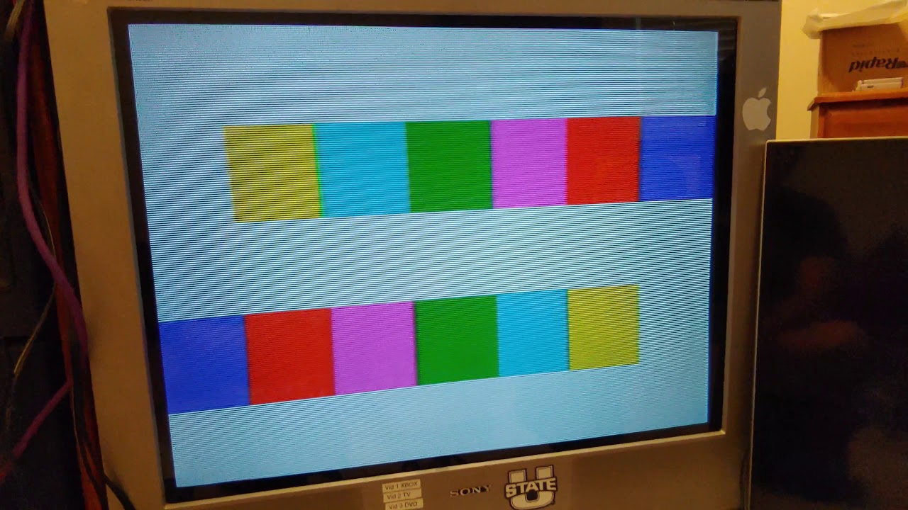 Calibrating/Testing a Sony Trinitron Wega CRT with the 240p Test Suite