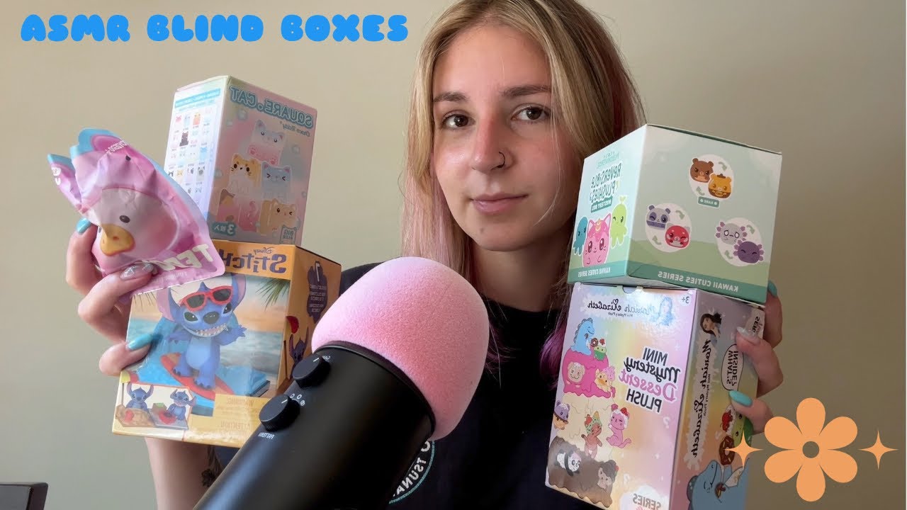 ASMR Opening blind boxes!!!