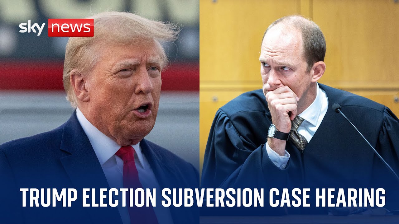 Georgia judge holds first hearing in Trump election subversion case