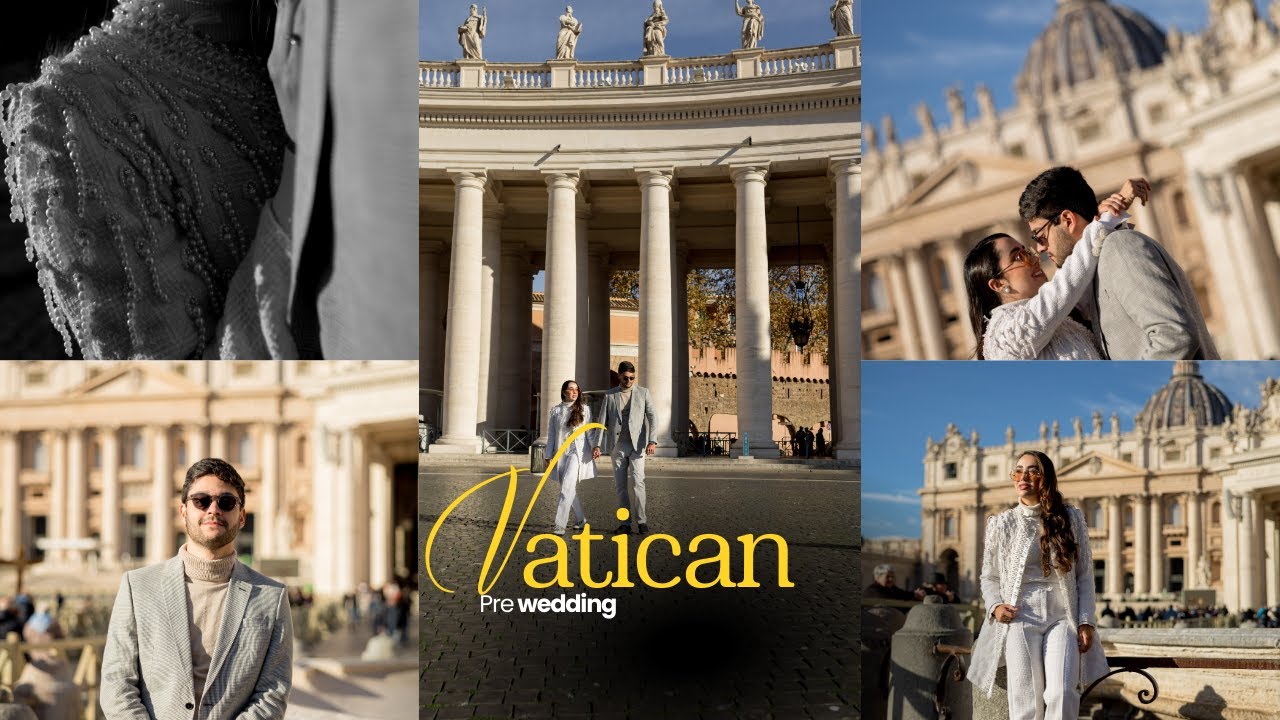 Pre-Wedding no Vaticano: Fé e Amor em Roma (4K) | Rodrigo Soares Frota