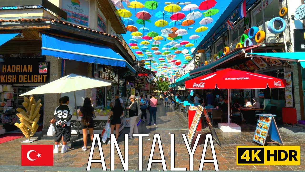 🇹🇷 ANTALYA 2025 City Waking Tour - 4K HDR 📸 👁️ 🌍 ULTRA WIDE Experience ✨