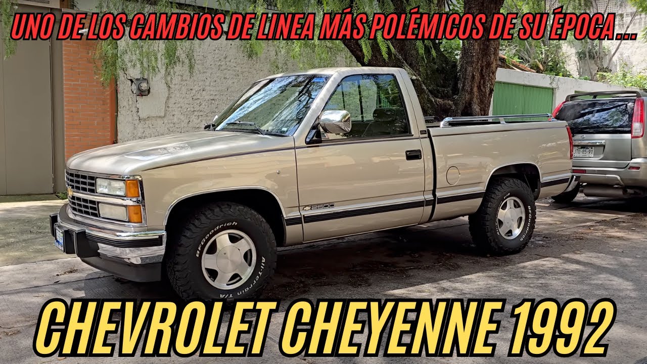 Chevrolet Cheyenne 1992 La Primera Que Llegó a México con Este Diseño. La Que Reemplazó a la 91