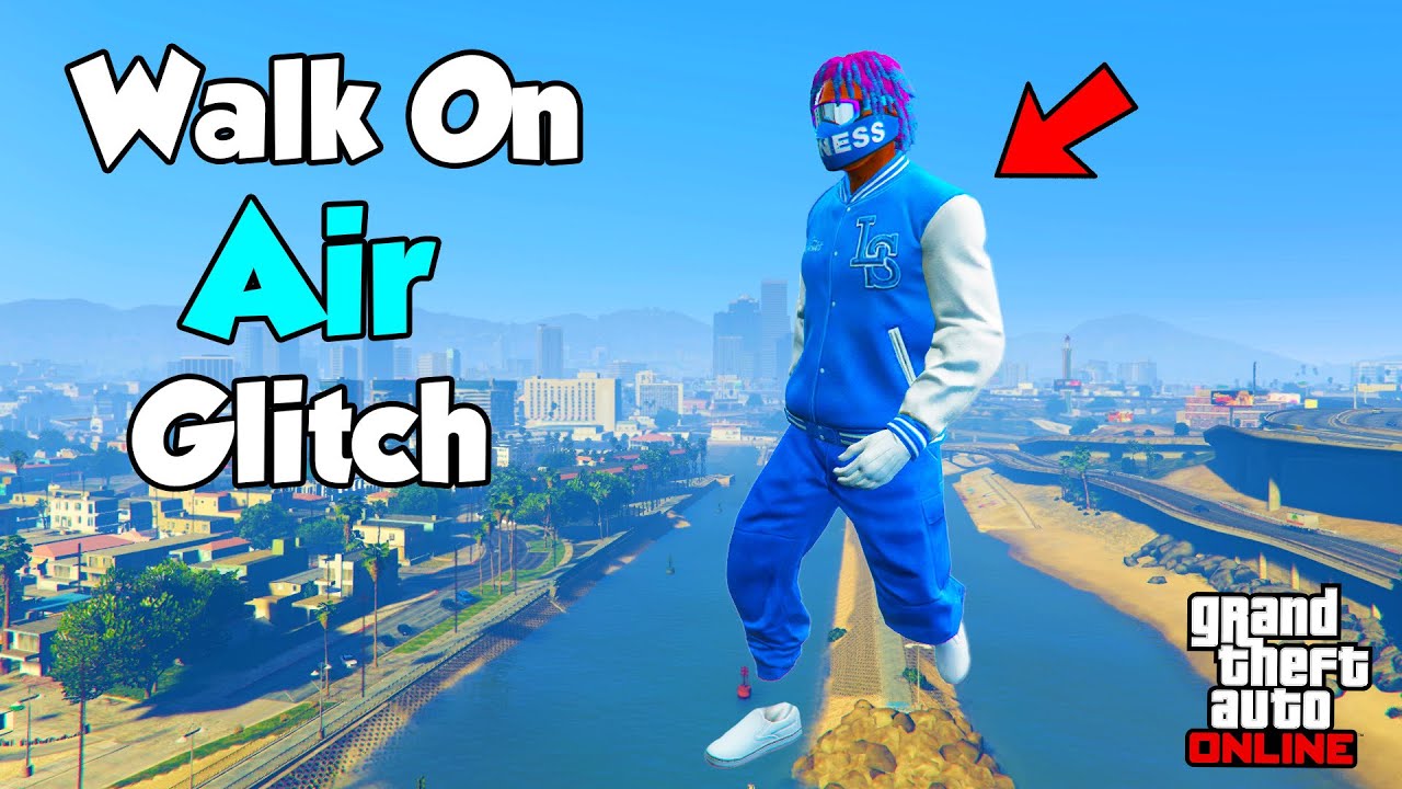 How To Walk On Air Glitch In GTA 5 Online! (Walking On Air Glitch Tutorial!)