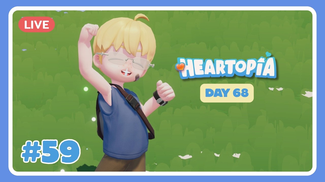 Day 68 เย็นนี้มีฝนดาวตกครับ Heartopia💙 #59