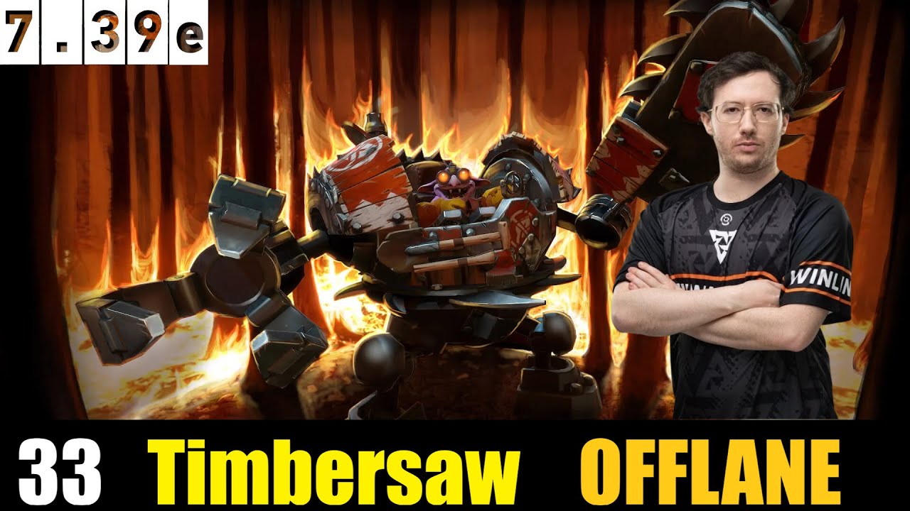 🤯 33  [Timbersaw] OFFLANE 7.39E- DOTA 2 HIGHEST MMR MATCH#dota2gameplay  #dota2